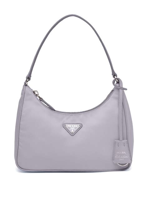 Prada Bolsa Mini Com Placa De Logo 